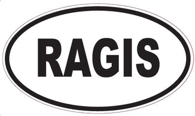 RAGIS - Oval Sticker