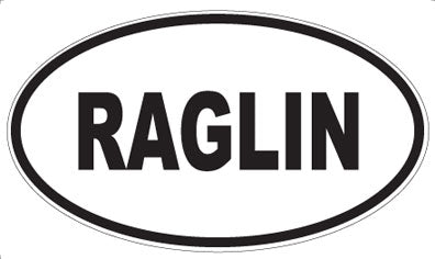 RAGLIN - Oval Magnet
