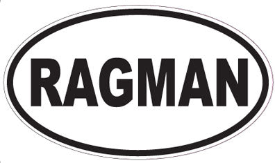 RAGMAN - Oval Sticker