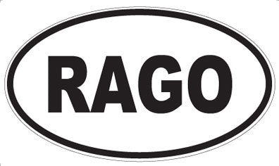RAGO - Oval Magnet
