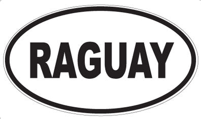 RAGUAY - Oval Magnet
