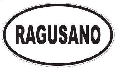 RAGUSANO - Oval Magnet