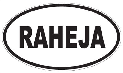 RAHEJA - Oval Magnet