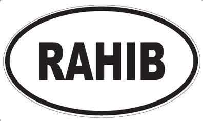 RAHIB - Oval Magnet
