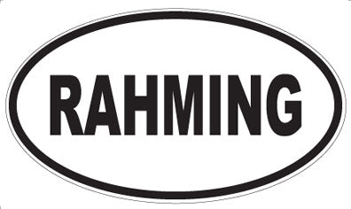 RAHMING - Oval Magnet