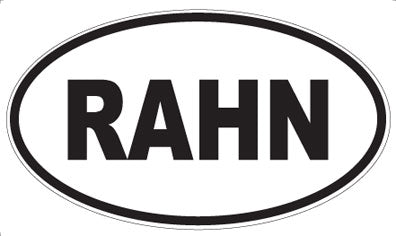 RAHN - Oval Magnet
