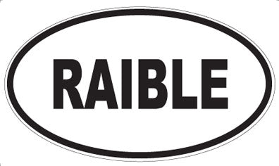 RAIBLE - Oval Magnet