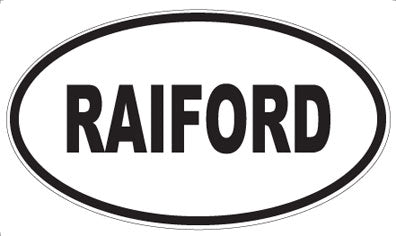 RAIFORD - Oval Magnet