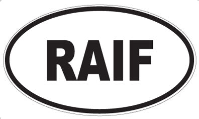 RAIF - Oval Magnet