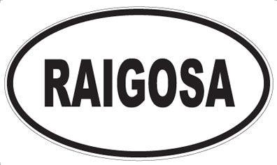 RAIGOSA - Oval Magnet