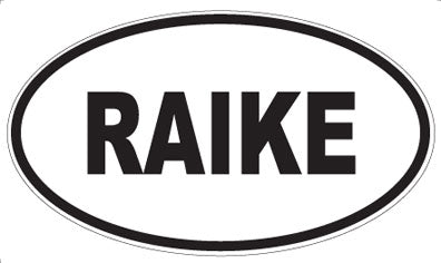 RAIKE - Oval Magnet