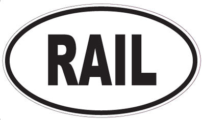 RAIL - Oval Sticker