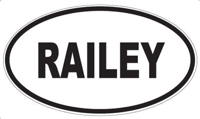 RAILEY - Oval Magnet