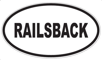 RAILSBACK - Oval Magnet