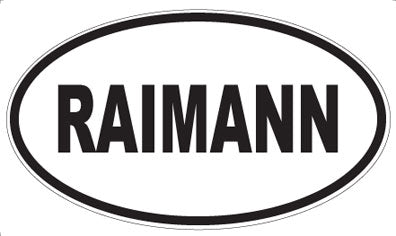 RAIMANN - Oval Magnet