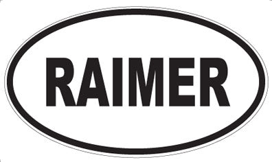 RAIMER - Oval Magnet