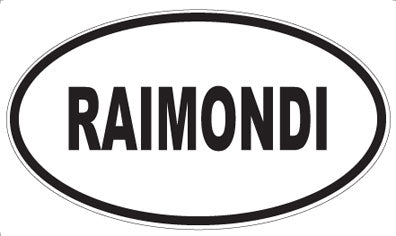 RAIMONDI - Oval Magnet