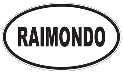 RAIMONDO - Oval Magnet