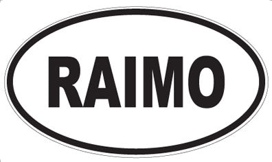 RAIMO - Oval Magnet