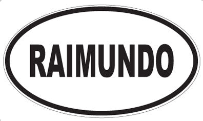 RAIMUNDO - Oval Magnet