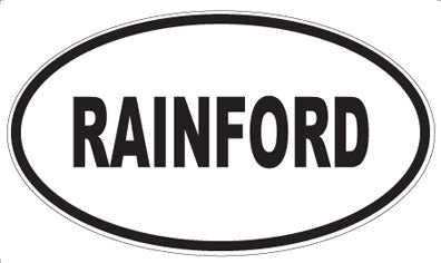 RAINFORD - Oval Magnet