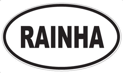 RAINHA - Oval Magnet