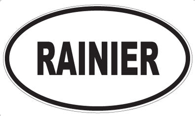 RAINIER - Oval Magnet