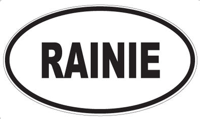 RAINIE - Oval Magnet