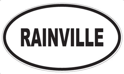 RAINVILLE - Oval Magnet