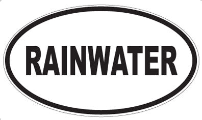 RAINWATER - Oval Magnet