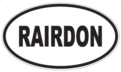 RAIRDON - Oval Magnet