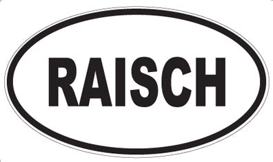 RAISCH - Oval Magnet