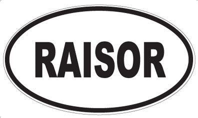 RAISOR - Oval Magnet