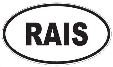 RAIS - Oval Magnet