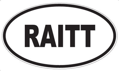 RAITT - Oval Magnet