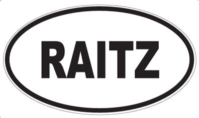 RAITZ - Oval Magnet