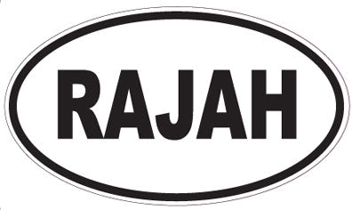 RAJAH - Oval Magnet