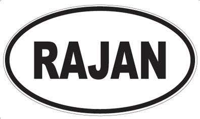 RAJAN - Oval Magnet