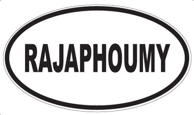 RAJAPHOUMY - Oval Magnet