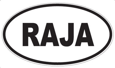 RAJA - Oval Magnet