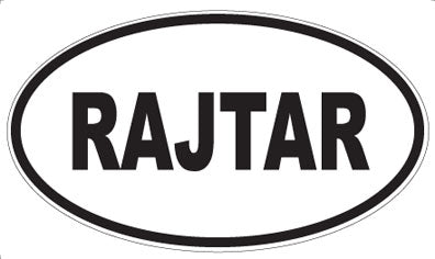 RAJTAR - Oval Magnet