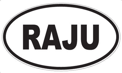 RAJU - Oval Magnet