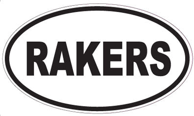 RAKERS - Oval Sticker