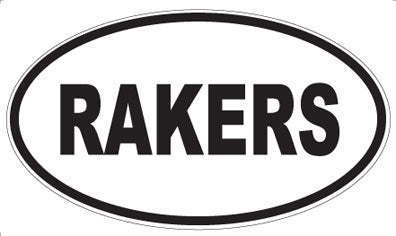 RAKERS - Oval Magnet