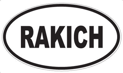 RAKICH - Oval Magnet