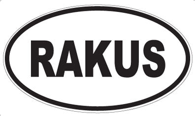 RAKUS - Oval Magnet
