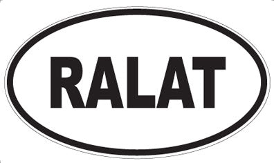RALAT - Oval Magnet