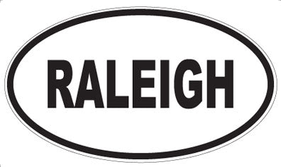 RALEIGH - Oval Magnet
