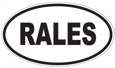 RALES - Oval Magnet