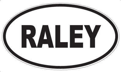 RALEY - Oval Magnet